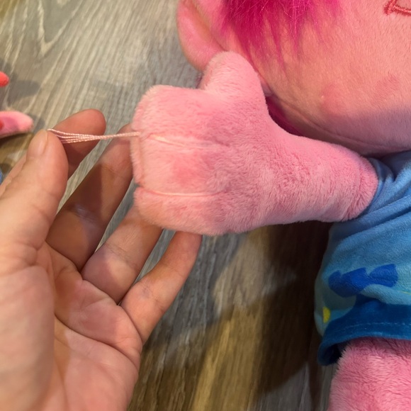 Trolls Plush Toy Set with trolls headband and tiny diamond - Picture 5 of 11